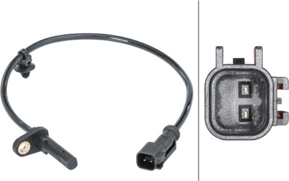 HELLA 6PU 012 679-601 — Czujnik, prędkość obrotowa koła