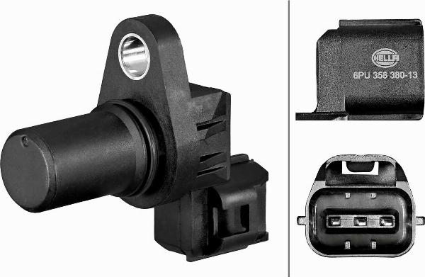 HELLA 6PU 358 380-131 — Czujnik, prędkość pojazdu / prędkość obrotowa