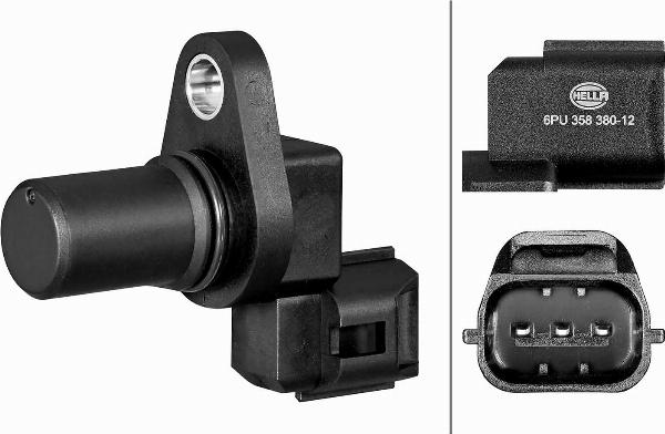 HELLA 6PU 358 380-121 — Czujnik, prędkość pojazdu / prędkość obrotowa