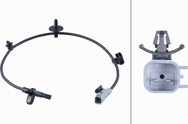 HELLA 6PU 358 252-911 — Czujnik, prędkość obrotowa koła