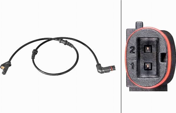 HELLA 6PU 358 216-631 - CZUJNIK ABS DB P.  C COUPE C204 C63 AMG 12- LE-PR
