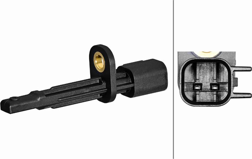 HELLA 6PU 358 217-051 — Czujnik, prędkość obrotowa koła