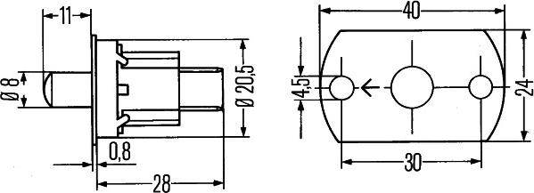 HELLA 6ZF 003 549-001 - Włączniki inne
