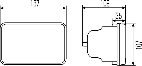 HELLA 1AB 003 177-001 — Zestaw, reflektor