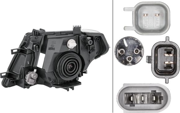 HELLA 1EE 238 055-021 - REFLEKTOR NISSAN NP300 NAVARA. PATHFINDER III 01.05-> PR