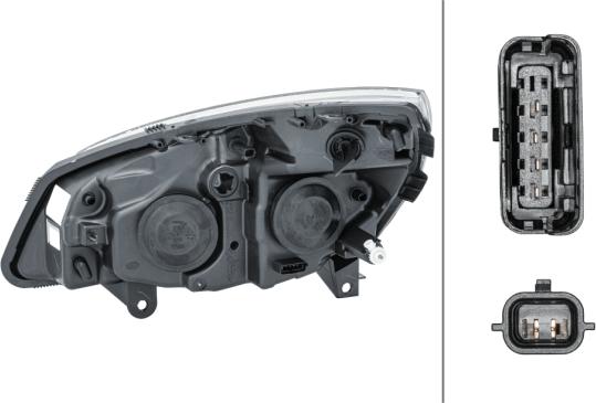 HELLA 1EG 008 862-181 - Reflektor