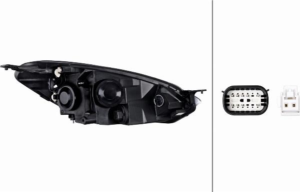 HELLA 1EG 354 857-091 — Reflektor