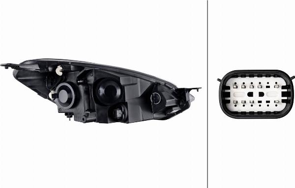 HELLA 1EG 354 857-011 — Reflektor