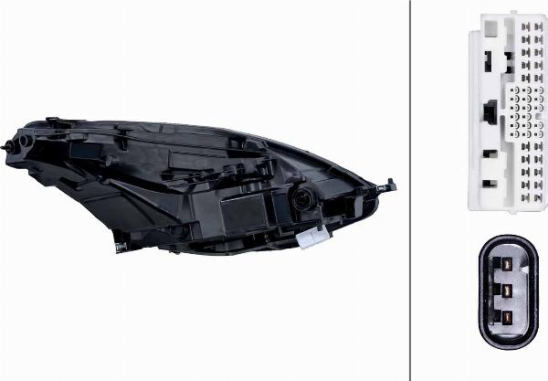 HELLA 1EX 015 319-711 - Reflektor