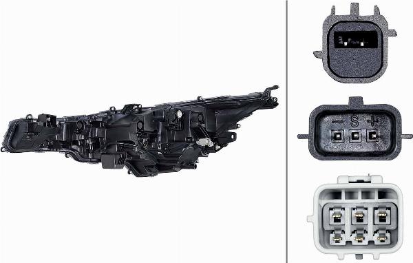 HELLA 1EX 354 886-021 - Reflektor