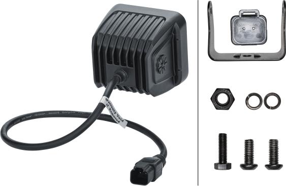 HELLA 1FA 358 176-861 - Lampa robocza