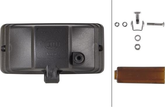 HELLA 1ND 005 700-461 - Lampa przeciwmgielna przód