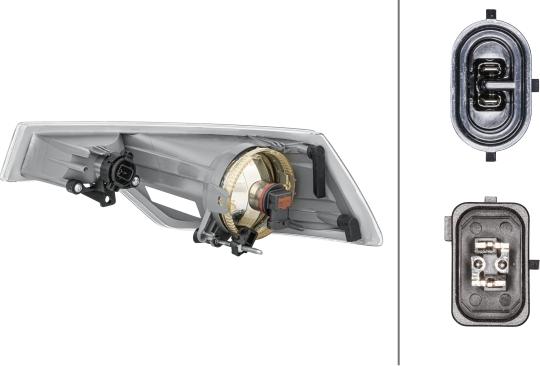 HELLA 1NE 271 532-021 - Lampa przeciwmgielna przód