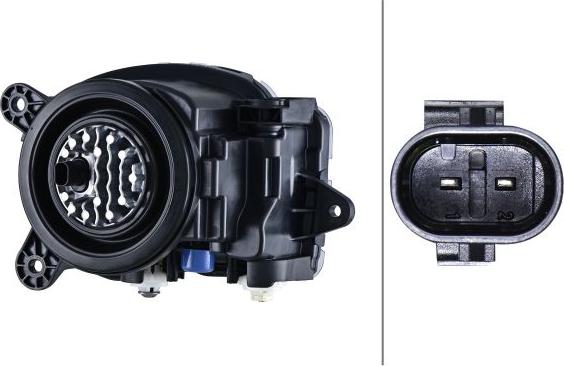 HELLA 1NL014 871-021 - Lampa przeciwmgielna przód