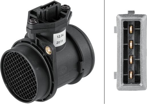 HELLA 8ET 358 095-411 — Przepływomierz masowy powietrza