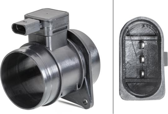 HELLA 8ET 358 095-061 — Przepływomierz masowy powietrza