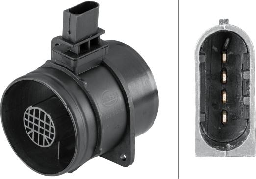 HELLA 8ET 358 095-301 — Przepływomierz masowy powietrza