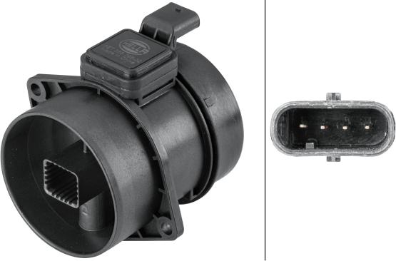 HELLA 8ET 358 095-321 — Przepływomierz masowy powietrza