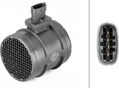 HELLA 8ET 358 095-201 — Przepływomierz masowy powietrza