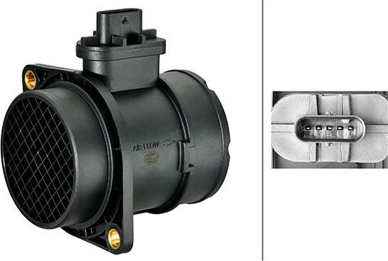HELLA 8ET 358 166-581 — Przepływomierz masowy powietrza