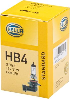 HELLA 8GH 005 636-121 — Żarówka, reflektor dalekosiężny