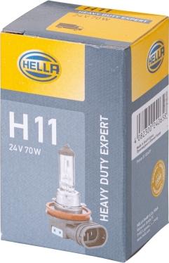 HELLA 8GH 008 358-251 — Żarówka, reflektor przeciwmgłowy