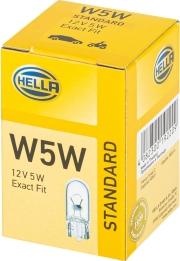 HELLA 8GP 003 594-121 — Żarówka, oświetlenie tablicy rejestracyjnej