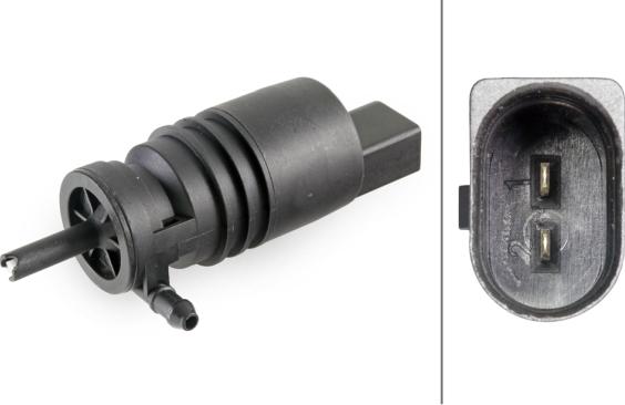 HELLA 8TW 006 848-041 — Pompa spryskiwacza, spryskiwacz szyby czołowej