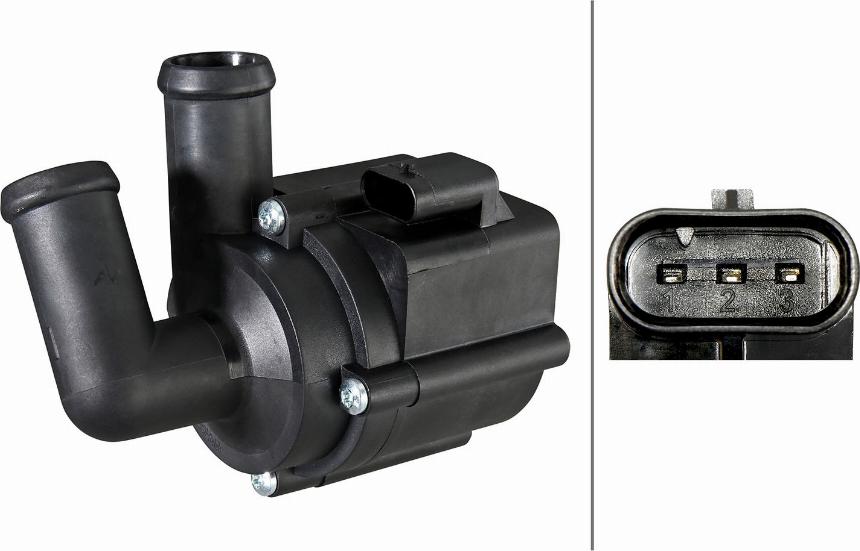 HELLA 8TW 358 304-751 — Dodatkowa pompa wodna