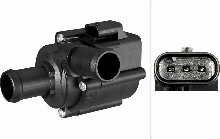 HELLA 8TW 358 304-711 — Dodatkowa pompa wodna