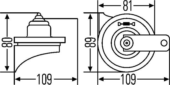 HELLA 3FG 007 424-001 — Fanfara