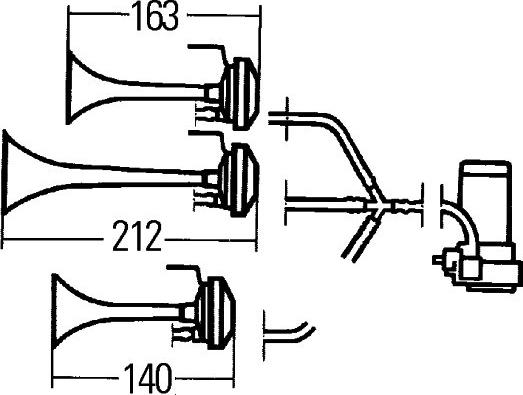 HELLA 3PD 003 001-671 — Fanfara