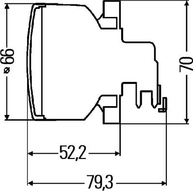 HELLA 2DA 009 001-051 - Lampa STOP