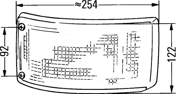 HELLA 2BA 004 119-017 - Lampa kierunkowskazu