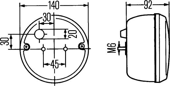 HELLA 2ZR 001 423-001 — Światło cofania