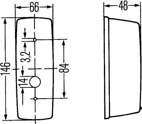 HELLA 2BA 001 277-011 - Lampa kierunkowskazu