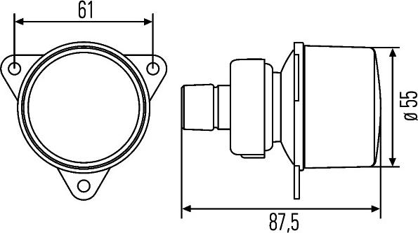 HELLA 2BA 008 221-217 - Kierunkowskaz