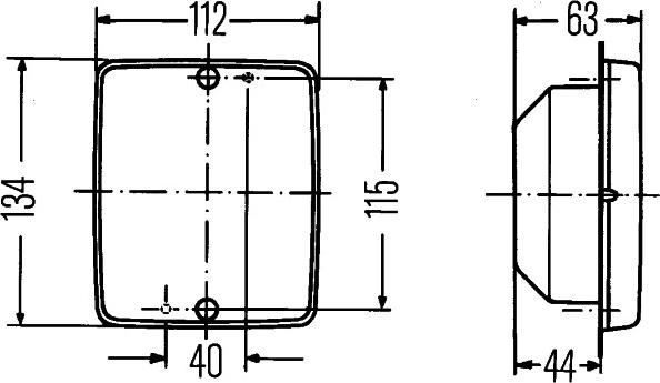 HELLA 2DA 003 236-331 - Lampa STOP