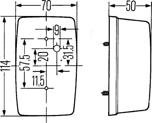 HELLA 2BA 002 324-021 - Lampa kierunkowskazu