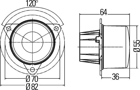 HELLA 2ZR 011 172-501 - Lampa cofania