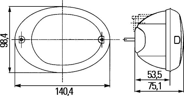 HELLA 2BA 343 130-051 - Lampa kierunkowskazu