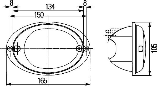 HELLA 2BE 343 130-657 - Lampa kierunkowskazu