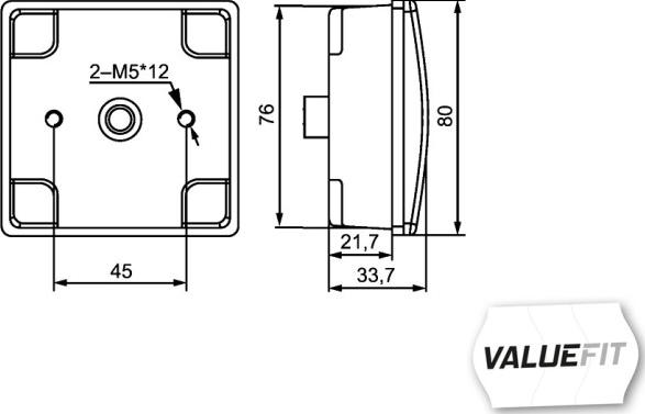 HELLA 2ZR 357 029-151 — Światło cofania