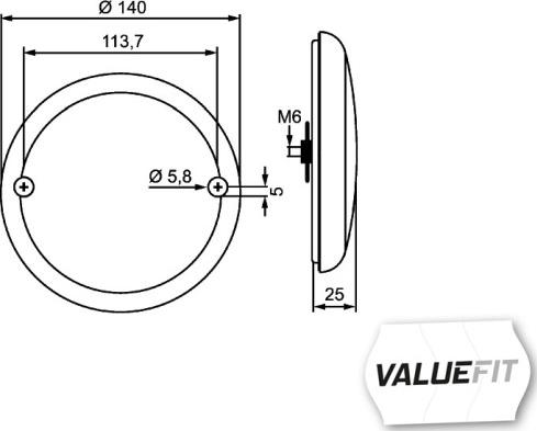 HELLA 2ZR 357 026-041 — Światło cofania