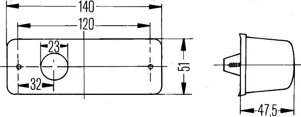 HELLA 2BM 006 692-027 - Lampa kierunkowskazu