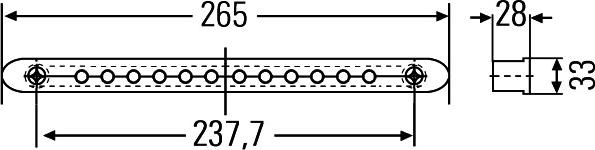 HELLA 2DA 959 071-787 - Lampa STOP