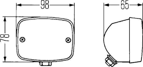 HELLA 2NE 003 030-167 - LAMPA PRZECIWMGLOW.PORSCHE 911 63-90-L=P