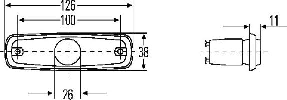 HELLA 2SA 962 964-091 — Lampy tylne