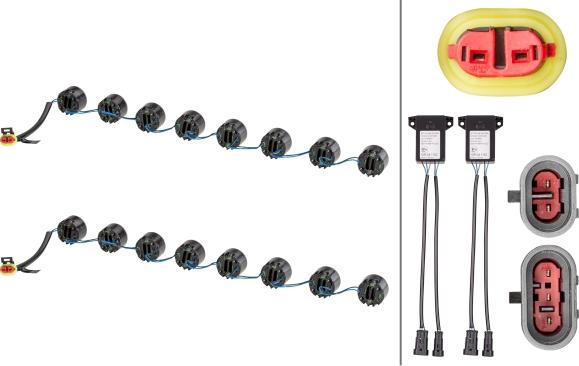 HELLA 2PT 010 458-761 - Lampy do jazdy dziennej DRL