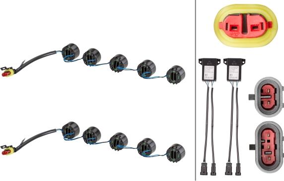 HELLA 2PT 010 458-701 - Lampy do jazdy dziennej DRL